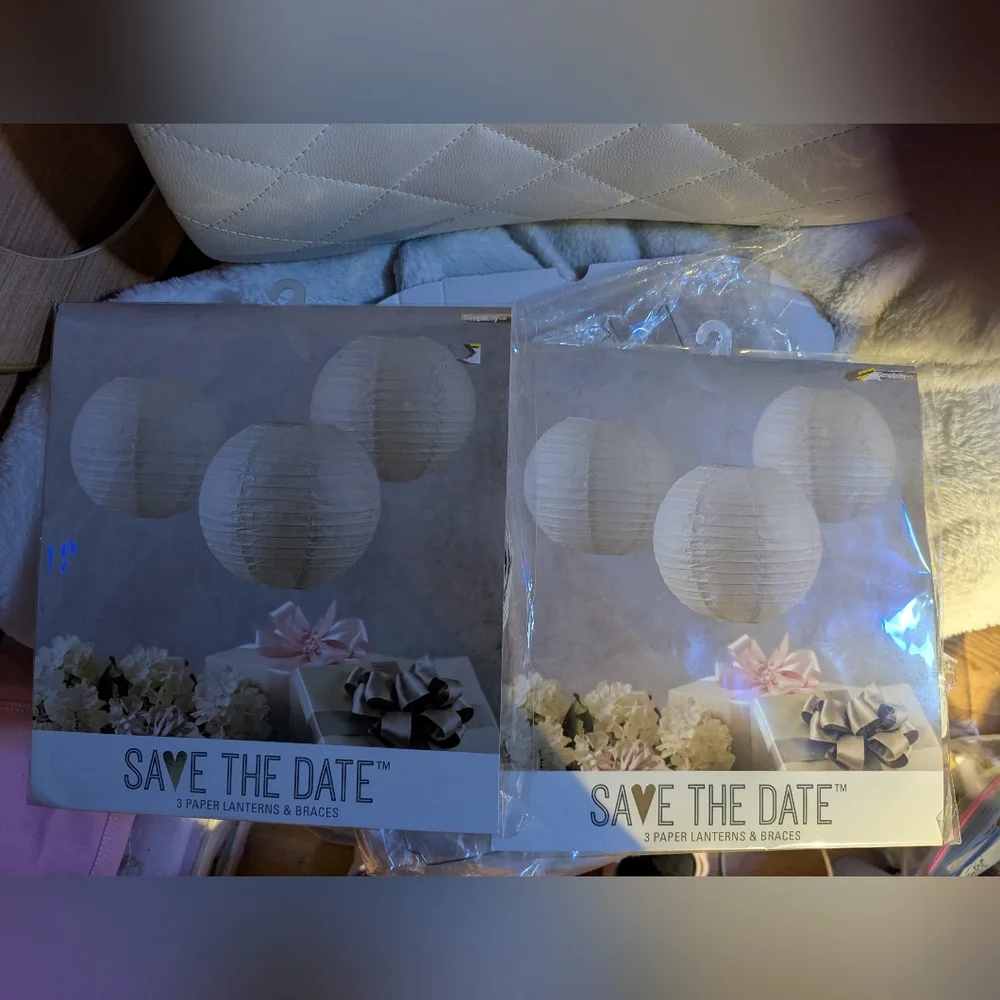 White And Green Paper Lanterns